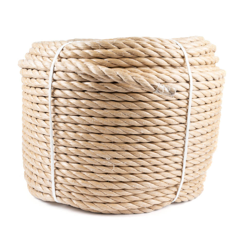 Corde en polyprop de couleur manille / beige 4 à 40 mm