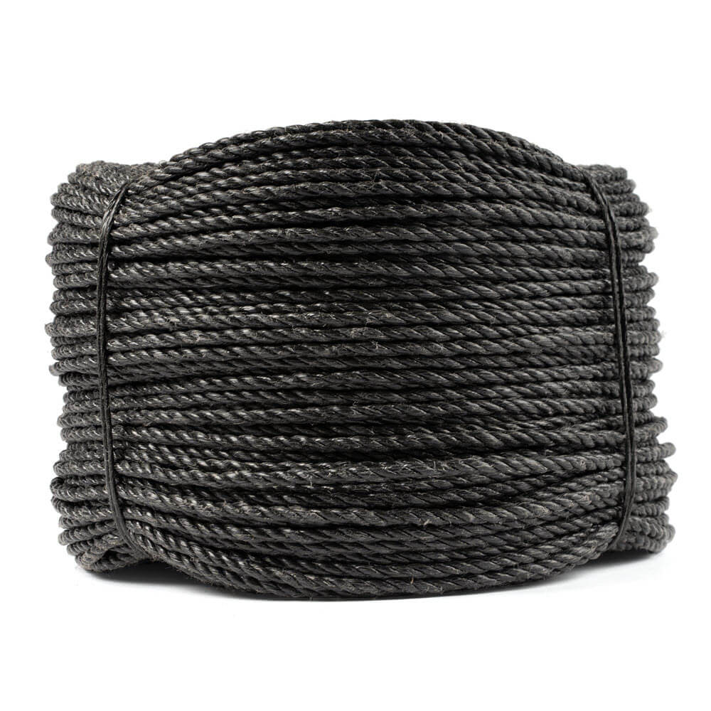 Corde en polyprop Noir 4 à 40 mm