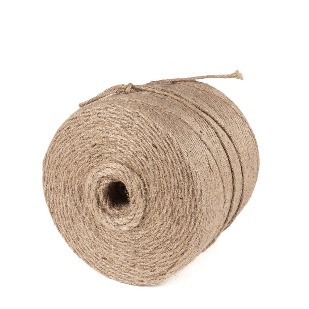 Jute 5 brins - Cordeau pour concombres/tomates - bobine de 3 kg