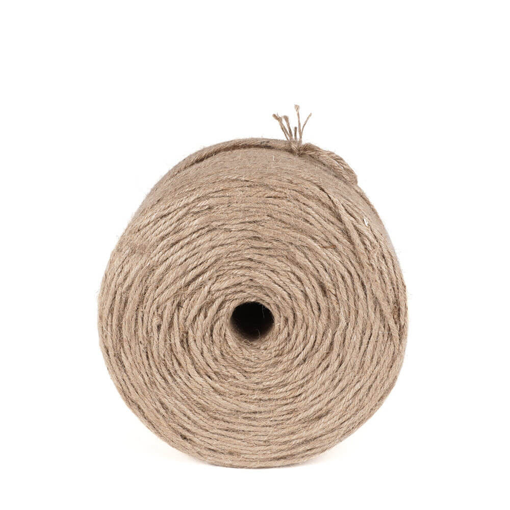Jute 6 brins- Ficelle pour concombres et tomates - bobine de 3 kg