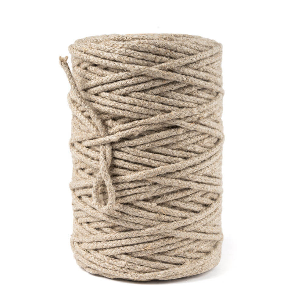 Corde chanvre tressée de 3 mm