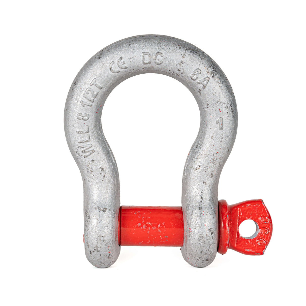 Manille certifiée 8,5 tonnes avec boulon de poitrine de 28 mm d'épaisseur.