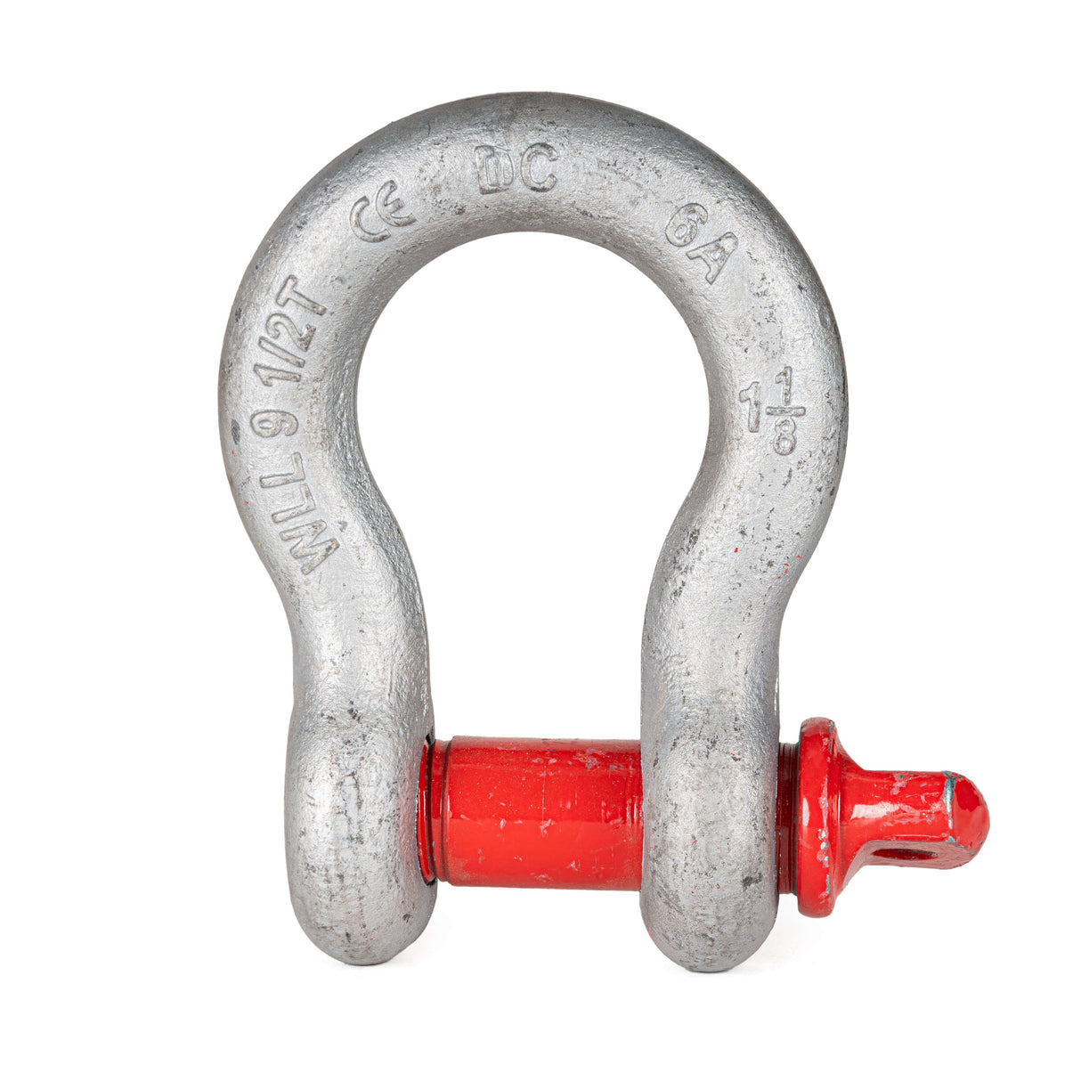 Manille certifiée 9,5 tonnes avec un boulon de poitrine de 32 mm d'épaisseur.