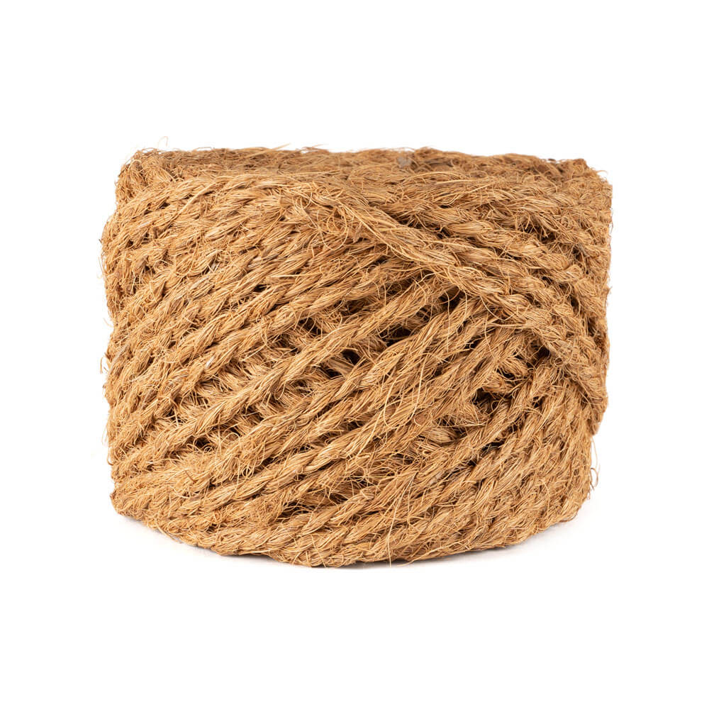3,5 mm Corde de coco naturelle marron cuoronne de 50 mètres