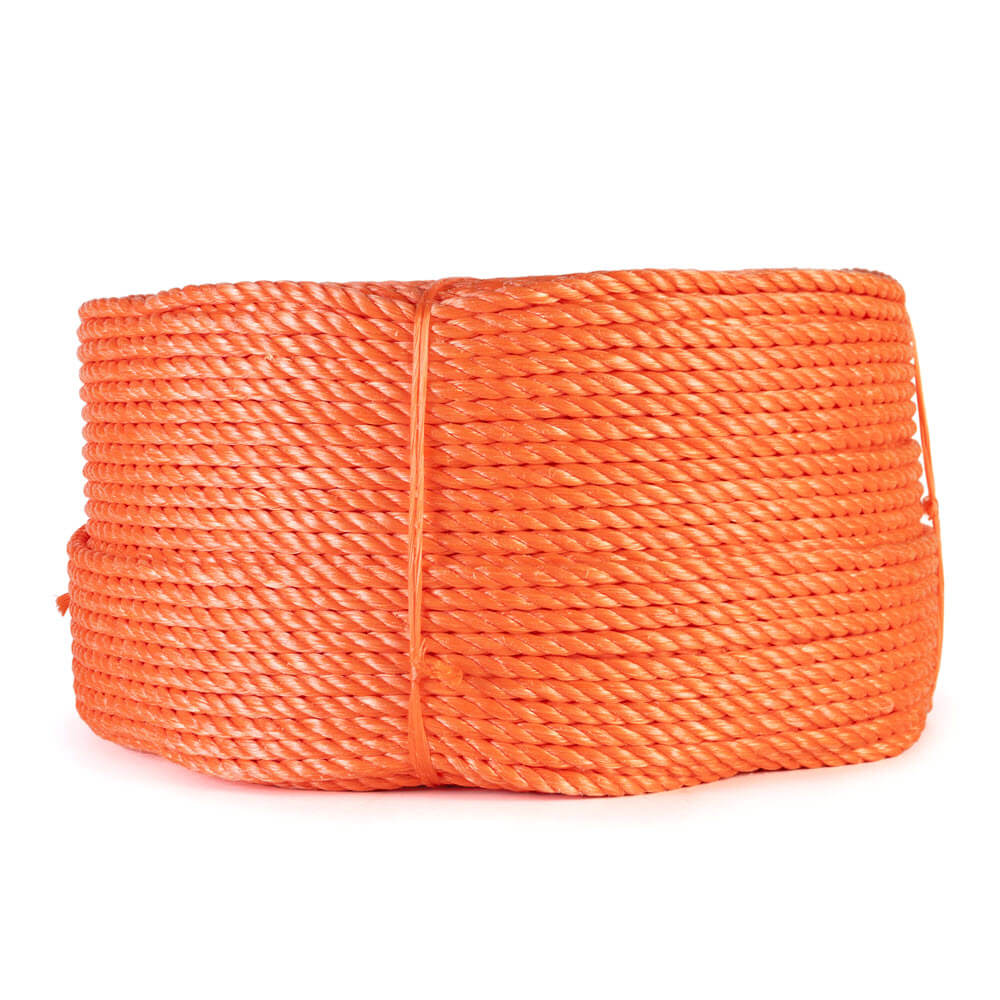 Corde en polyprop orange 4 à 40 mm