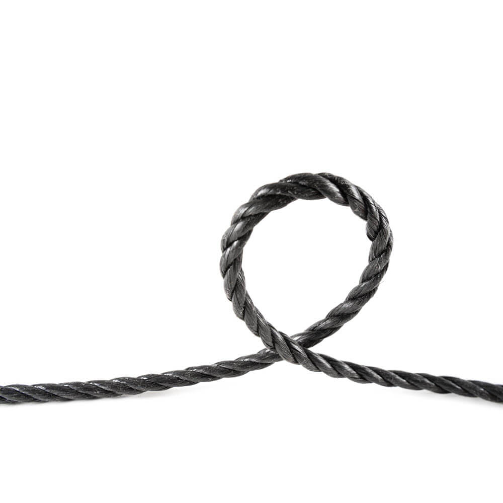 Corde en polyprop Noir 4 à 40 mm