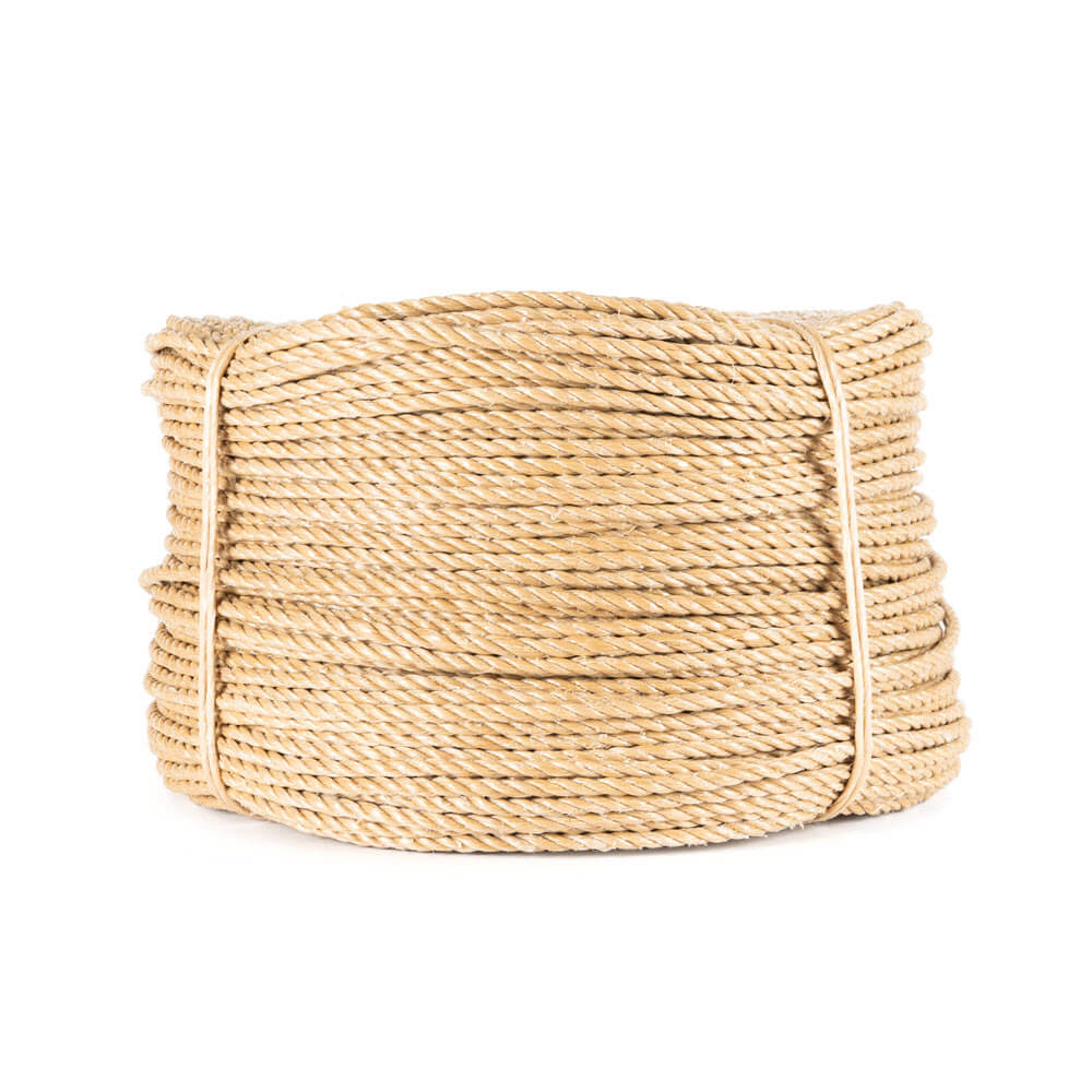Corde en polyprop de couleur manille / beige 4 à 40 mm