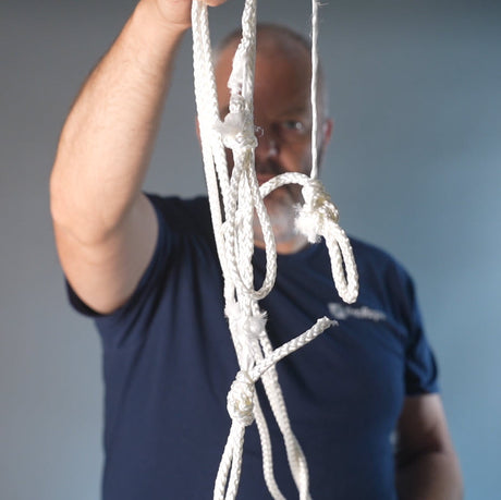 Nylon 8 mm — Test de résistance à la rupture avec nœud de huit