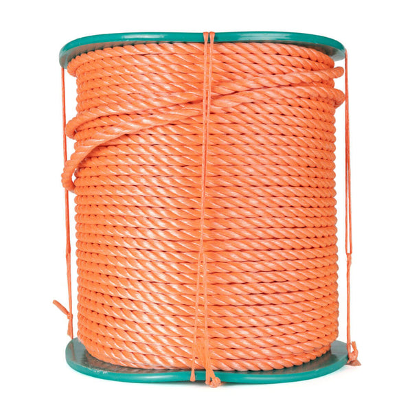 Corde en polyprop orange 4 mm à 40 mm