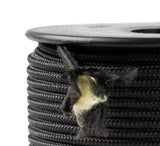 Kevlar koord 3 mm met kern losgehaald uit de mantel up close shot
