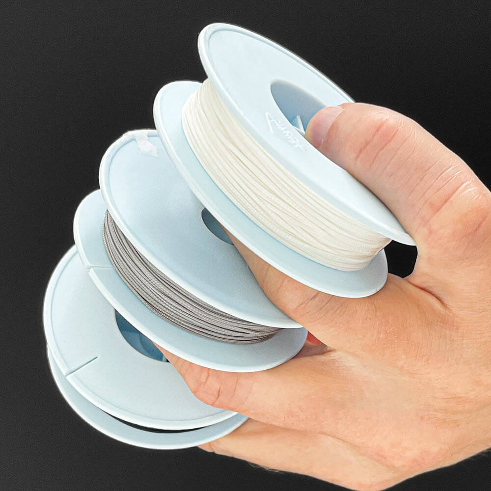 Cordon pour store plissé 0,8 mm – Bobine de 50 mètres