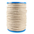 Geslagen hennep touw 8 mm 100 meter - natuurlijk, duurzaam touw op blauwe spoel, ideaal voor decoratie, tuinieren en knutselprojecten