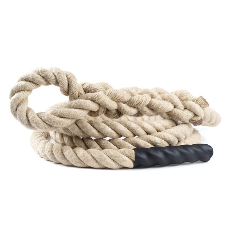 Corde à grimper en chanvre avec gaine thermorétractable