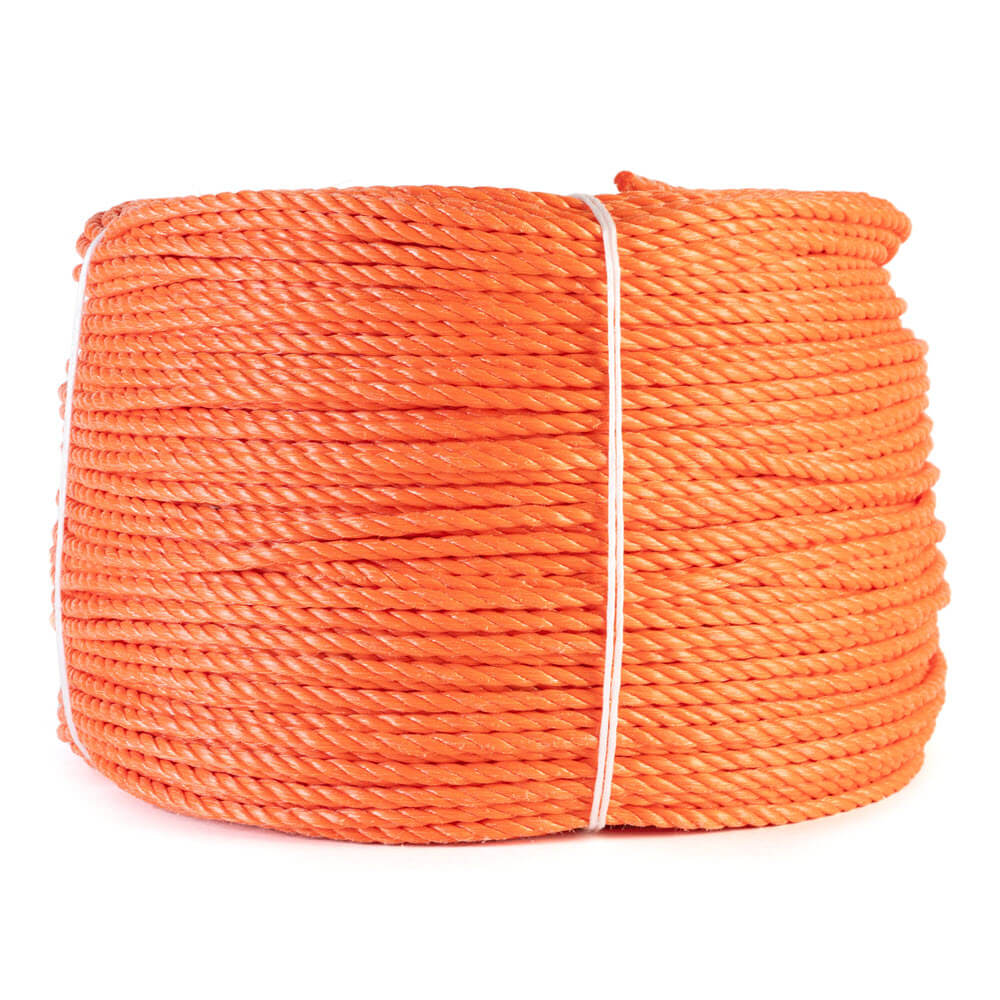 Corde en polypropylène orange