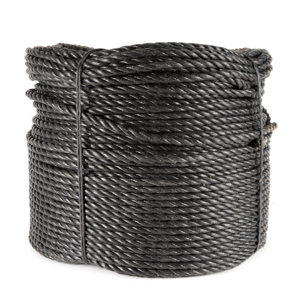 Corde en polypropylène Noir