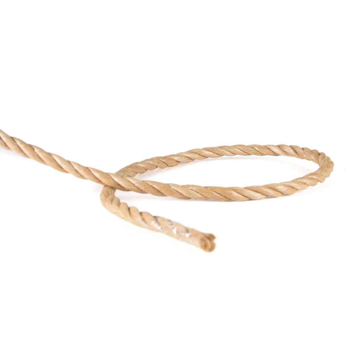 Corde en polypropylène de 6 mm en couleur manille/beige
