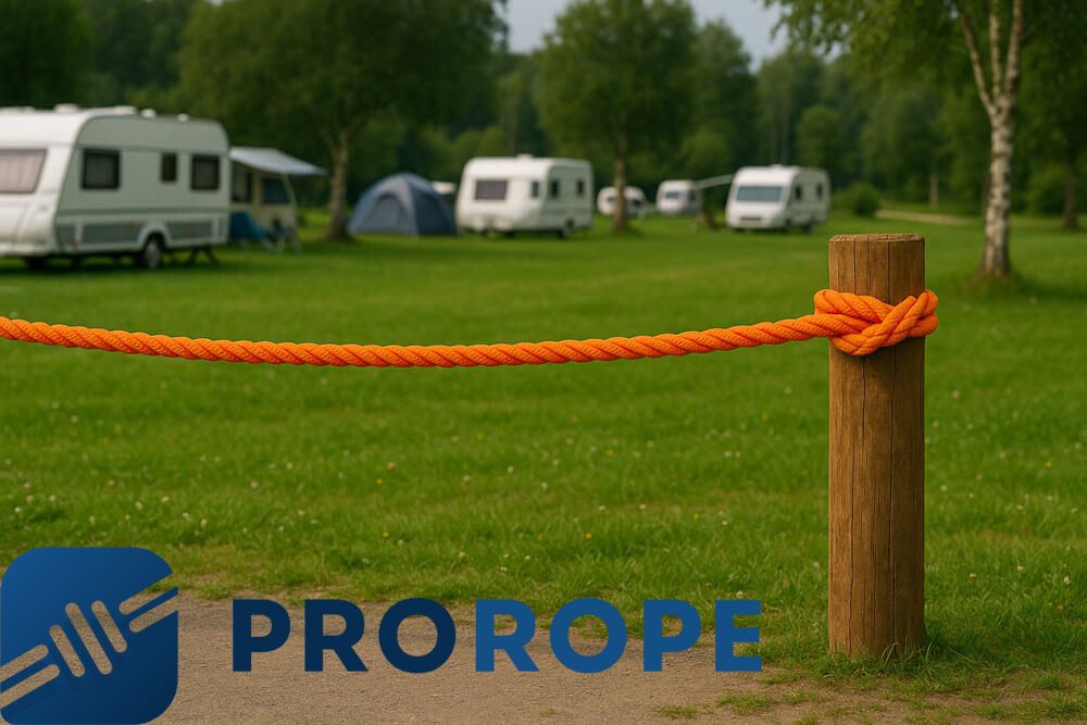 Corde en polypropylène orange
