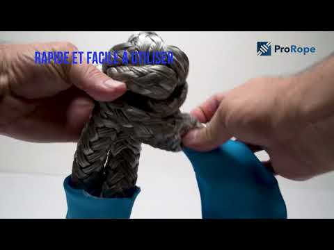 Liros manille souple 35 tonnes gris carbone