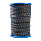 Cordelette UHMWPE 5 mm - bleu marine avec fil de marque or (ultra-résistante)