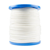 Cordage polyester tressé en blanc et noir 1,5 mm à 12 mm
