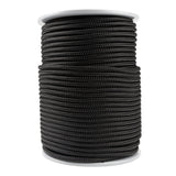 Cordon de tirage en nylon noir - 7 mm Pour portes à enroulement rapide