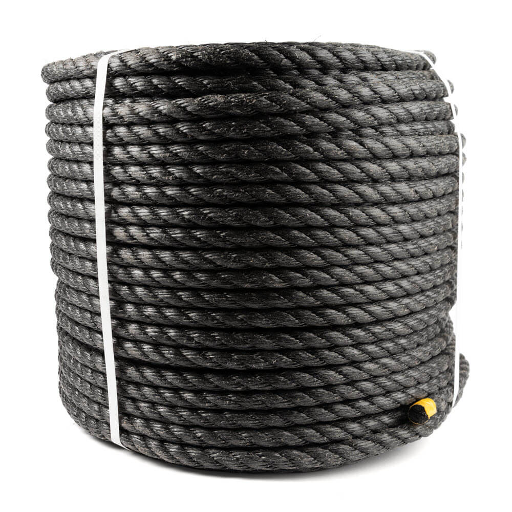 36 mm Corde multifonction en polypropylène (PP) - Noir et Beige